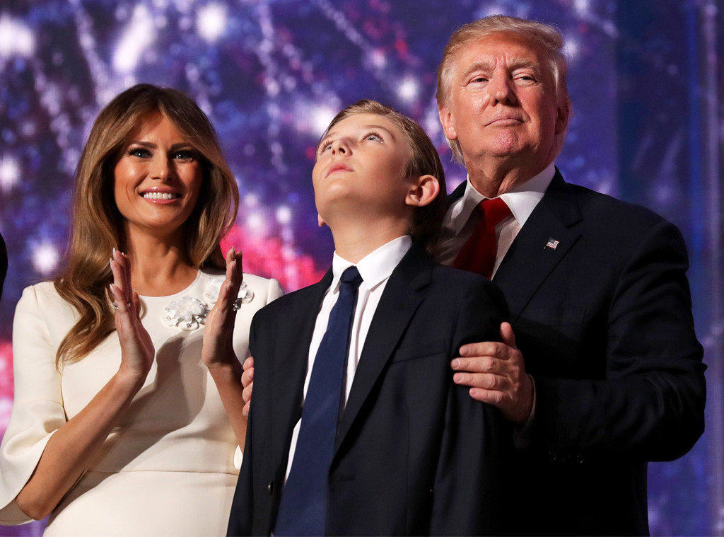 Barron Trump, Donald Trump, Melania Trump, Republican National Convention 2016